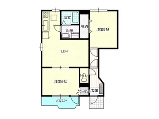 京都府福知山市岩井東町【アパート】の間取り
