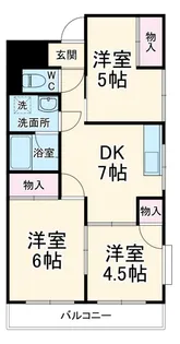コーポ栄【3階】の間取り