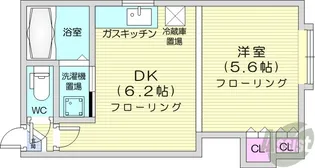 アルファルーセント【2階】の間取り