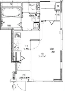 ナークニク【1階】の間取り