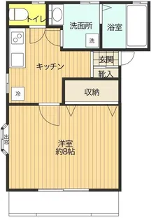 アムール栗橋【1階】の間取り