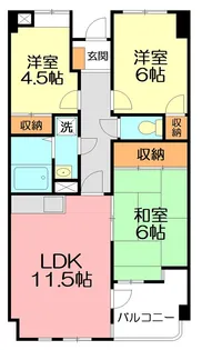 神奈川県藤沢市湘南台2【マンション】の間取り