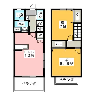 愛知県名古屋市緑区東神の倉3【一戸建】の間取り