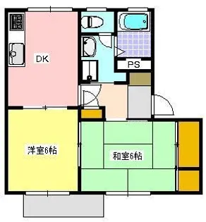 ヘリポートハウス A【2階】の間取り