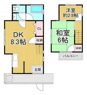 兵庫県尼崎市七松町2【一戸建】の間取り