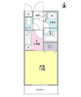 タウンフォルム武蔵小杉【1階】の間取り