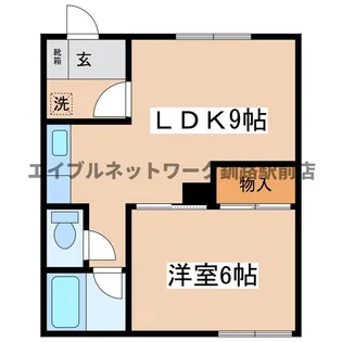 ハイツマキ【2階】の間取り