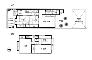 京都府京都市左京区下鴨北園町【一戸建】の間取り