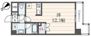 1Rの間取り画像