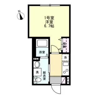 浜風と憩いのラテ【3階】の間取り