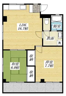 東京都日野市多摩平1【マンション】の間取り