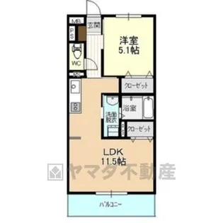 Grace an(グレイスアン)【1階】の間取り