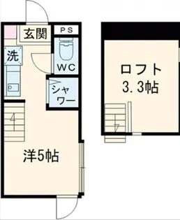 東京都大田区東嶺町【アパート】の間取り