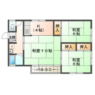 平荘【2階】の間取り