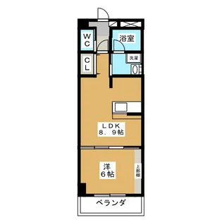 ラ・ルーチェ【4階】の間取り