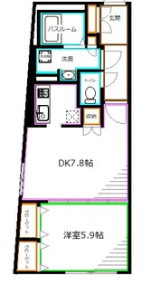 Branche阿佐ヶ谷【2階】の間取り