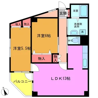 ル・クラブ【2階】の間取り