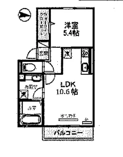 セピアコート住吉大社【2階】の間取り