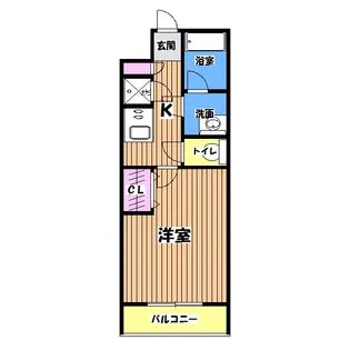 セントエルモ町田【1階】の間取り