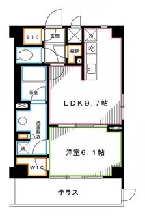 ザ・パークハビオ高円寺【5階】の間取り
