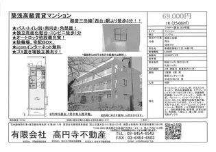 シャトー西台【3階】の間取り