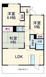 ラ・フォレ23【1階】の間取り