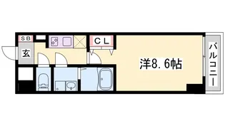 SPコート神戸【4階】の間取り