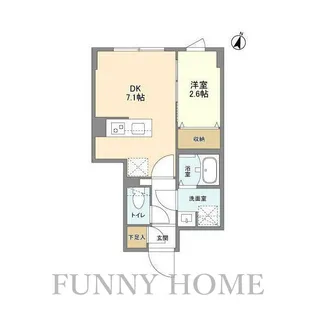 東京都世田谷区代沢1【マンション】の間取り
