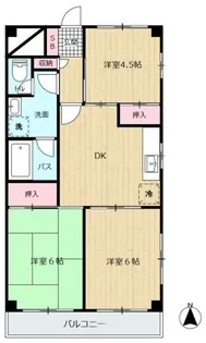 キャプテン塚田【2階】の間取り