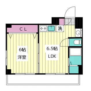 東京都品川区荏原3【マンション】の間取り