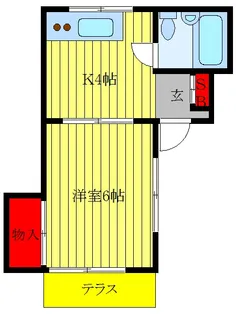 コーポパレス【1階】の間取り