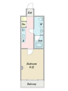 1Kの間取り画像