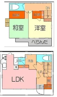 東京都立川市栄町1【一戸建】の間取り