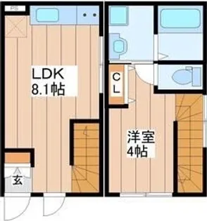 Hauoli【2階】の間取り