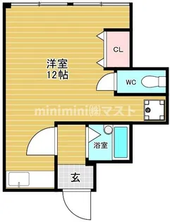 湊町ビル【6階】の間取り