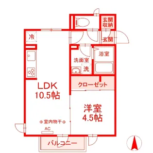 ALLES【2階】の間取り