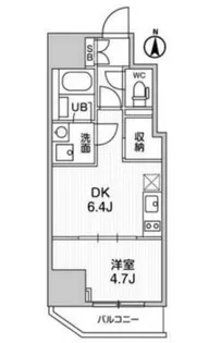 東京都江東区亀戸6【マンション】の間取り