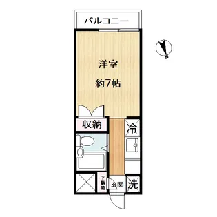 シティハウスミネ【1階】の間取り