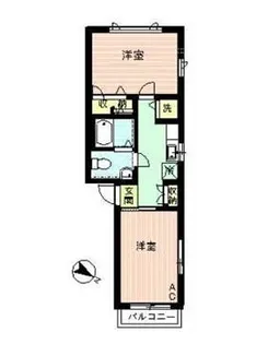 ラフィネ学芸大学【1階】の間取り