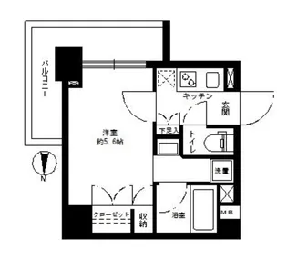 パティーナ馬込弐番館【4階】の間取り