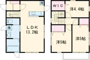 愛媛県松山市高岡町【一戸建】の間取り