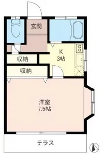 T-net メゾンボワ小山【1階】の間取り