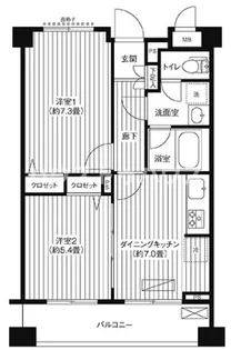 プリムヴェール西尾久メゾンC【3階】の間取り