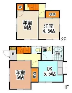 神奈川県横浜市栄区犬山町【一戸建】の間取り