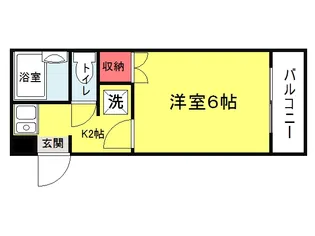 メゾンオリビア寺地【4階】の間取り