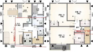 東京都足立区舎人1【一戸建】の間取り