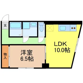愛知県名古屋市中区三の丸1【マンション】の間取り