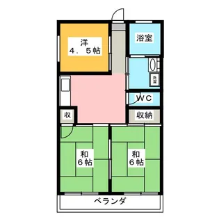 グランクレーア香南【1階】の間取り