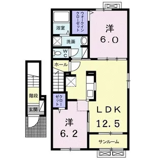 ゴールデン ステップII【2階】の間取り