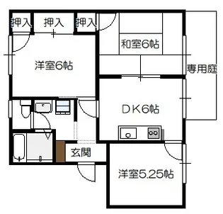 クレフォートオグラ【2階】の間取り